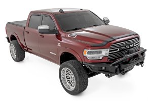 Ram 3500 Hood Protector - Rough Country - Gloss Black - '19-'26